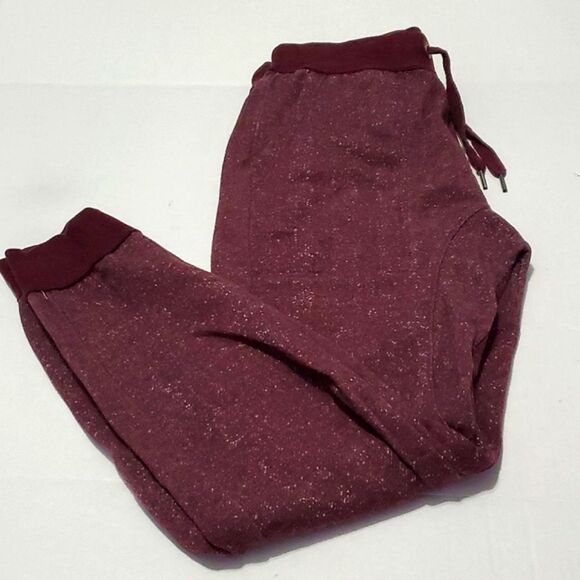 Aeropostale Burgundy College Comfy Athleisure Loungewear Sweat Joggers - Picture 1 of 11